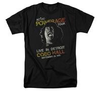 ACDC - Powerage Tour - T-Shirt À Manches Courtes Unisexe Pour Adultes - Noir