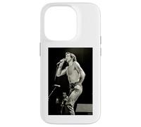 ACDC Singer Bon Scott Live Back in Black par Dick Barnatt Coque pour iPhone 14 Pro