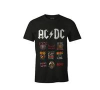 ACDC - T-shirt Noir Hommes Logo Patchwork - M M