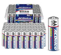 ACDelco 48-Count AA Batteries, Maximum Power Super Alkaline Battery, 10-Year Shelf Life, Recloseable Packaging