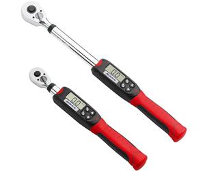 ACDelco ARM601-34 Kit combiné de ynamométrique numérique 3/8" et 1/2" avec sonnerie, notification de flash, étui de protection et normes ISO 6789 avec certificat d'étalonnage