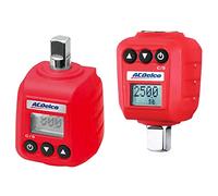 ACDelco ARM602-34A Kit adaptateur de couple numérique robuste 3/8" et 1/2" avec avertisseur sonore et notification flash LED - Certificat d'étalonnage standard ISO 6789