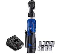 ACDelco ARW1209P G12 Lithium-Ion 12V (10,8V) Kit d'outils électriques à cliquet sans fil 3/8 | Ensemble d'outils inclus un pack de batteries, un chargeur et un ensemble de prises
