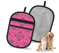 ACDRUING Gant d'épilation pour chats/chiens avec brosse magique électrostatique réutilisable, outil d'épilation pour linge, canapé, tapis, siège de voiture - Rose