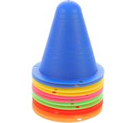 Acdsgd-12 Pièces Cônes Plastiques Empilables Pour Entraînement Garçon Fille Couleur Vive Et Durables Plots Signalisation Mini Pour Sports Football Basketball