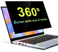 acdsgd-360° 15.6 Pouces Filtre de Confidentialité 16:9,New 2025 Protection Ecran Anti-Espion Anti-Reflet,Laptop Privacy Screen Protector Compatible avec Lenovo/Dell/HP/Asus/Samsung/Acer/ThinkPad
