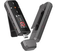 acdsgd-64Go Lecteur MP3 USB C Portable Bluetooth 5.3, Type-C Mini Clip Sport MP3 Musique sans Perte HiFi avec Enregistrement en Un clic/Radio FM,avec Bouton de Volume indépendant Supporter Téléphone.