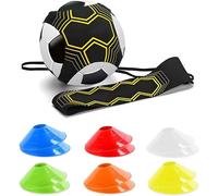 Acdsgd-Ceinture D'entraînement De Football Élastique Ajustable, Plots De Marquage Pour Football Cône, Entrainement Kit Avec 12 Plots Sport Pour Délimitation