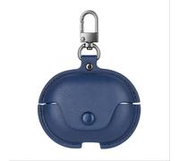 acdsgd-Coque Compatible avec Huawei Freebuds 6i, PU Cuir Protection étui avec Crochet Porte-clés Housse Case pour Garçon Fille Homme Femme - Blue