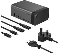 acdsgd-Hub GaN USB-C 11-en-1 Dock Pro (150 W, Station d'accueil multiport avec Port USB-C, USB-A, Ethernet, SD, Micro SD, 3,5 mm, HDMI 4K, pour Affichage Triple, Compatible avec MacBook Pro, etc.)