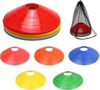 Acdsgd-Plots De Marquage Pour Football Cône, Plots Entrainement, 20 Pièces Plots Sport, Cônes De Marquage, Cones De Sport, Avec Sac En Filet, Pour L'entraînement Au Football, Materiel Entrainement Foo