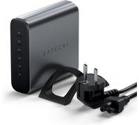 acdsgd-SATECHI 200W Chargeur USB C GaN avec 6 Ports USB-C (2X PD 3.1 et 4X PD 3.0), Station de Charge Rapide Intelligente et Sûre pour MacBook, iPad, iPhone, PC Portable, Thunderbolt et Plus