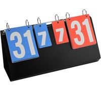 Acdsgd-Scoreur Tableau De Score Pliable, Tableau D'affichage En Plastique À 4 Chiffres Pour Football, Volley-Ball, Tennis, Compteur De Points