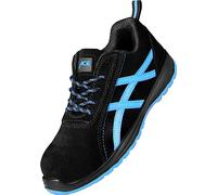 ACE Aurora Chaussures de Travail pour Femmes - Chaussures de sécurité Sportives pour Le Travail - S1 SRA - Noir/Bleu - 40