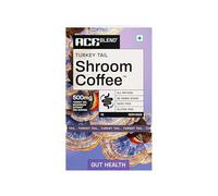 Ace Blend Café aux champignons queue de dinde (15 portions) | 500 mg d'extrait de champignon de queue de dinde | KSM 66 Ashwagandha, L-théanine, poudre MCT | Santé intestinale, soutien de la digestion