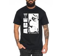 Ace Boom - T-Shirt Homme Chapeau de Paille Luffy Zoro One Monkey D. Pirate Ace Piece Goku Anime Ruffy, Taille:S, Couleur:Noir