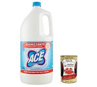 Ace Candeggina Classica Eau de Javel classique, 2500 ml, 2,5 l + Italian Gourmet Polpa di Pomodoro 400 g