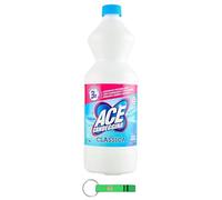 Ace Candeggina Classica Lot de 18 agents de blanchiment pour surfaces et linge 1 l + porte-clés Beni Culinari