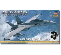 Ace Combat 7 Skies, Fa-18f Super Hornet, Golem 1:72 Plastic Model Kit Hasegawa