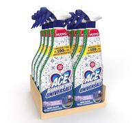 ACE Dégraisseur Spray Parfum de Lavande - Dégraisseur Universel pour Surfaces Maison et Cuisine, Enlève Graisse Ostinée, Formule Zéro Halos avec Parfum Frais, Lavande, 8 Pulvérisations de 600 ml