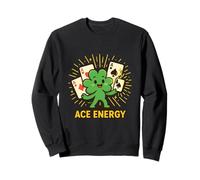 ACE Energy - Trèfle Porte-Bonheur avec Triple as Puissance Sweatshirt