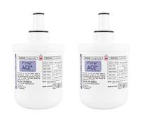 ACE+ FA-0083U | 2x Filtres à eau compatible avec Samsung DA29-00003G, HAFIN2/EXP, DA29-00003F, HAFIN1/EXP, HAFIN Filtre de rechange pour réfrigérateur - Replacement Refrigerator Filter