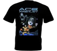 Ace Frehley Poster v15 T Shirt Hard Rock Heavy Metal Black XXL