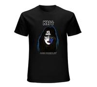 Ace Frehley V1 T-Shirt Hard Rock Heavy Metal Ace Frehley V1 T-Shirt Hard Rock Heavy Metal Men's Male Black 3XL
