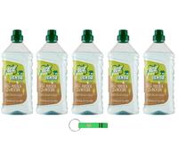 Ace Gentile Candeggina Green Lot de 5 agents de blanchiment fabriqués exclusivement à partir de matières premières végétales 1200 ml + porte-clés Beni Culinari