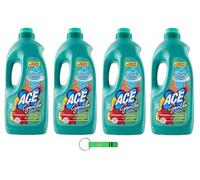 Ace Gentile Candeggina per Colorati Lot de 4 flacons d'eau de Javel pour couleurs Parfum frais efficace contre les taches 3100 ml + porte-clés Beni Culinari