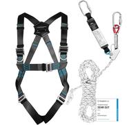 ACE Harnais de Sécurité - Harnais 1 Point - avec Antichute - EN 353/361 - jusqu'à 100 kg