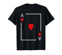 Ace Hearts Poker Costume Cards Heart T-Shirt