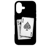 Ace King Cartes à Jouer Blackjack Poker Casino Gambler Coque pour iPhone 17