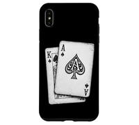 Ace King Cartes à Jouer Blackjack Poker Casino Gambler Coque pour iPhone XS Max