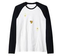 Ace of Hearts Carte de Poker Blackjack Manche Raglan