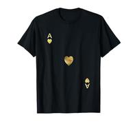 Ace of Hearts Carte de Poker Blackjack T-Shirt