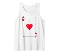 Ace of Hearts Costume moderne Royal Flush Group Débardeur