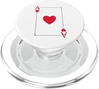 Ace of Hearts Costume moderne Royal Flush Group PopSockets PopGrip pour MagSafe