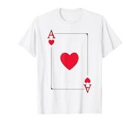 Ace of Hearts Costume moderne Royal Flush Group T-Shirt