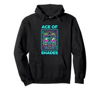 Ace of Shades Vaporwave Beach Esthétique Rétro Sweat à Capuche