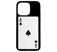 Ace of Spdes Jeu de Cartes de Poker Blackjack Solitaire Coque pour iPhone 15 Pro Max