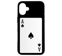 Ace of Spdes Jeu de Cartes de Poker Blackjack Solitaire Coque pour iPhone 16 Plus