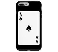 Ace of Spdes Jeu de Cartes de Poker Blackjack Solitaire Coque pour iPhone 7 Plus/8 Plus