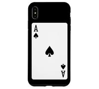 Ace of Spdes Jeu de Cartes de Poker Blackjack Solitaire Coque pour iPhone XS Max