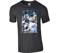 Ace of The Diamond Anime T-Shirt Black Mens Tee Unisex Shirt 3XL