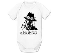 Ace One Baby White Body Beard Piece bébé Coton Bio Son Proverbes Barboteuses Garçons et Filles 0-12, Größe2:74/7-9 Mois, Baby:Blanc