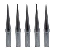 ACE Pointes à souder pour WESD51 WES51 WE1010 WE1010EU WCC100 WECP-20 WTL 1000S-0 PES51 LR21 WEP70 WECP WCC101 EC1201A EC1204A EC2001 EC-1000 Pointe de fer à souder (5, ETO (longue conique 0,8 mm)