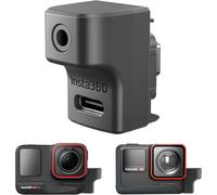 Ace Pro Adaptateur 2 Micro Pour Insta360, Compatible Avec Insta360 Ace Pro Support Capture Audio 3,5 Mm Usb-C Port Action Caméra Insta360 Ace Pro 2 Accessoires[Z5285]
