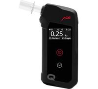 ACE Q Alcootest - Précision de 98,7% Selon l'université Technique de Vienne (2025) - Alcootest OLED avec mémoire de données - calibré Selon Les Normes de la Police