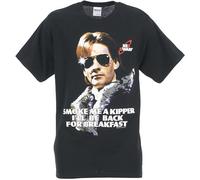 Ace Rimmer 'Smoke Me A Kipper' T-Shirt Black Mens Tee Unisex Shirt S